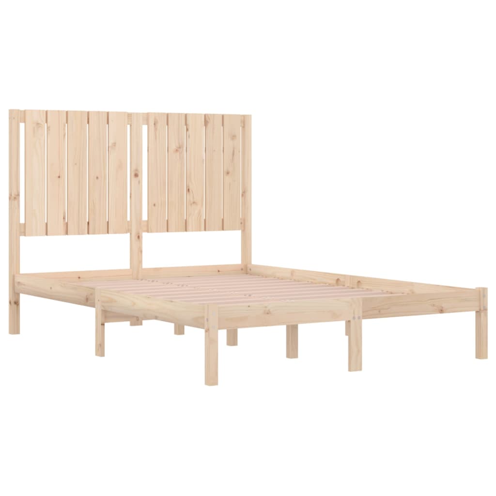 Cadre de lit sans matelas 120x200 cm bois de pin massif - XIOS