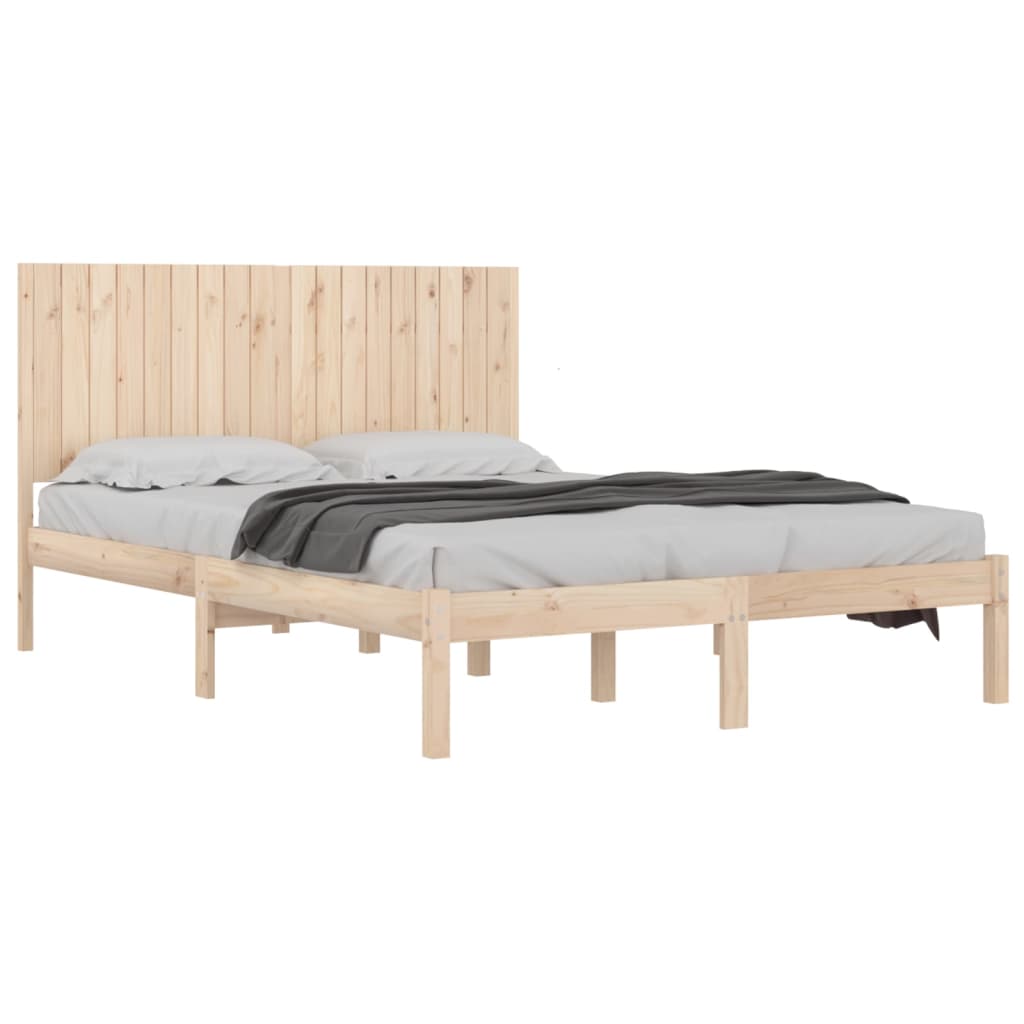 Cadre de lit sans matelas 180x200 cm bois massif - XIOS