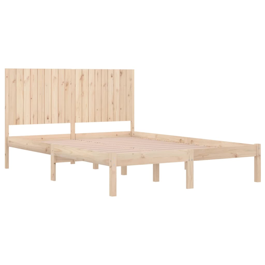 Cadre de lit sans matelas 180x200 cm bois massif - XIOS
