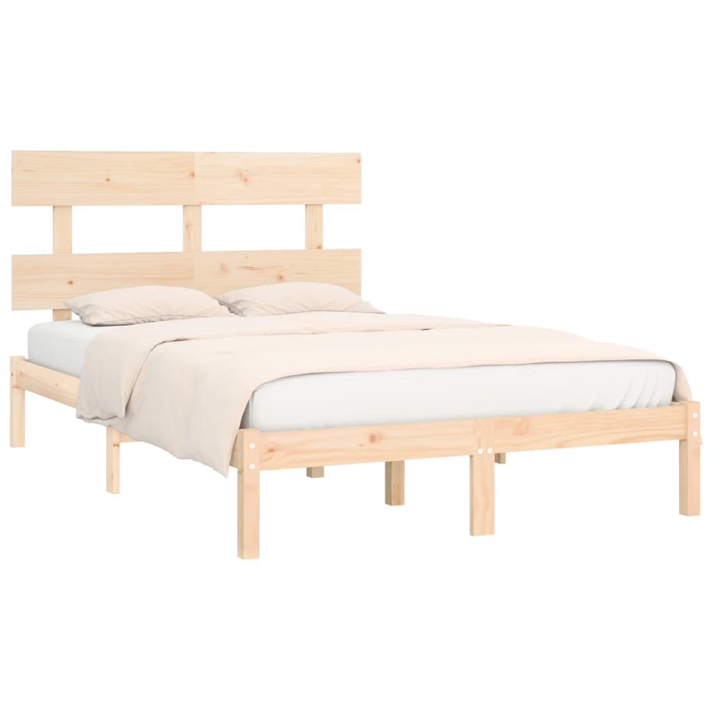 Cadre de lit sans matelas 200x200 cm bois massif - XIOS