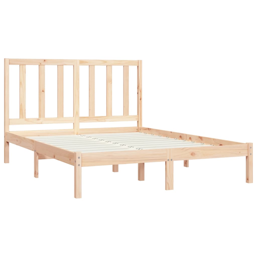 Cadre de lit sans matelas bois de pin massif 120x200 cm - XIOS
