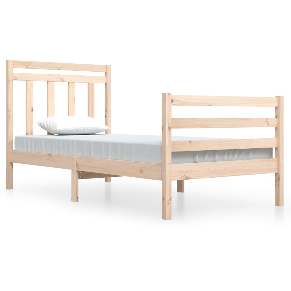 Cadre de lit sans matelas 90x200 cm bois massif - XIOS