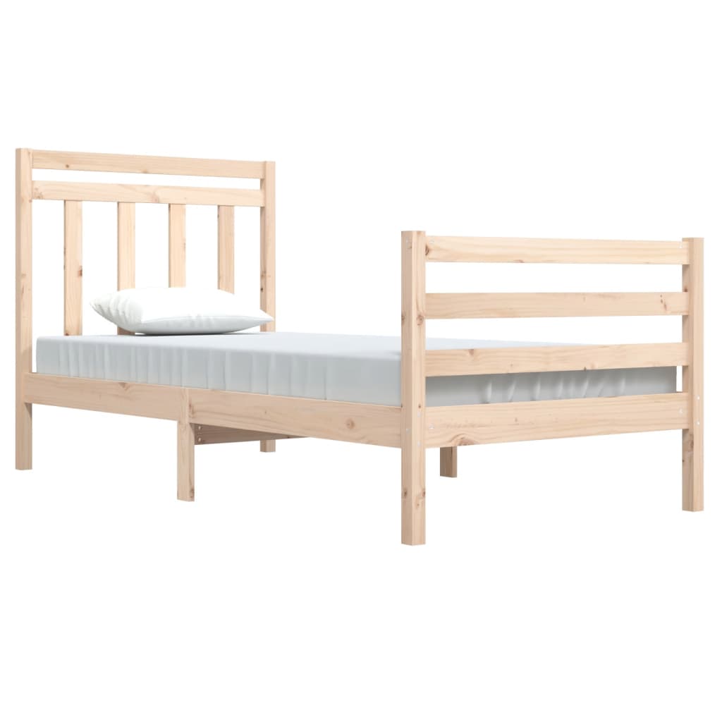 Cadre de lit sans matelas 90x200 cm bois massif - XIOS