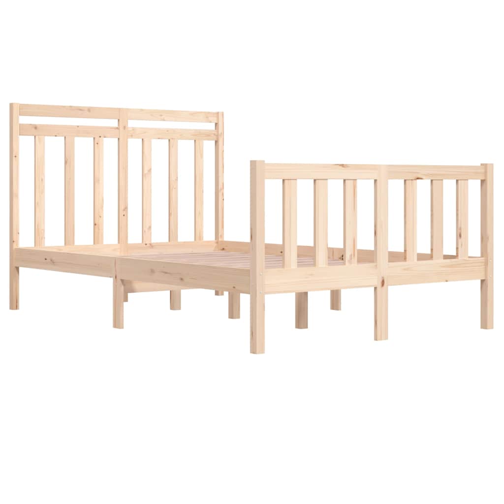 Cadre de lit sans matelas 120x190 cm bois massif - XIOS