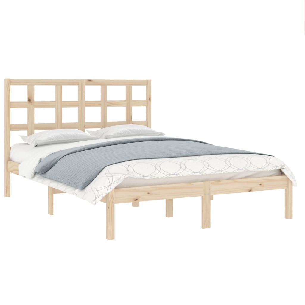Cadre de lit sans matelas 160x200 cm bois massif - XIOS