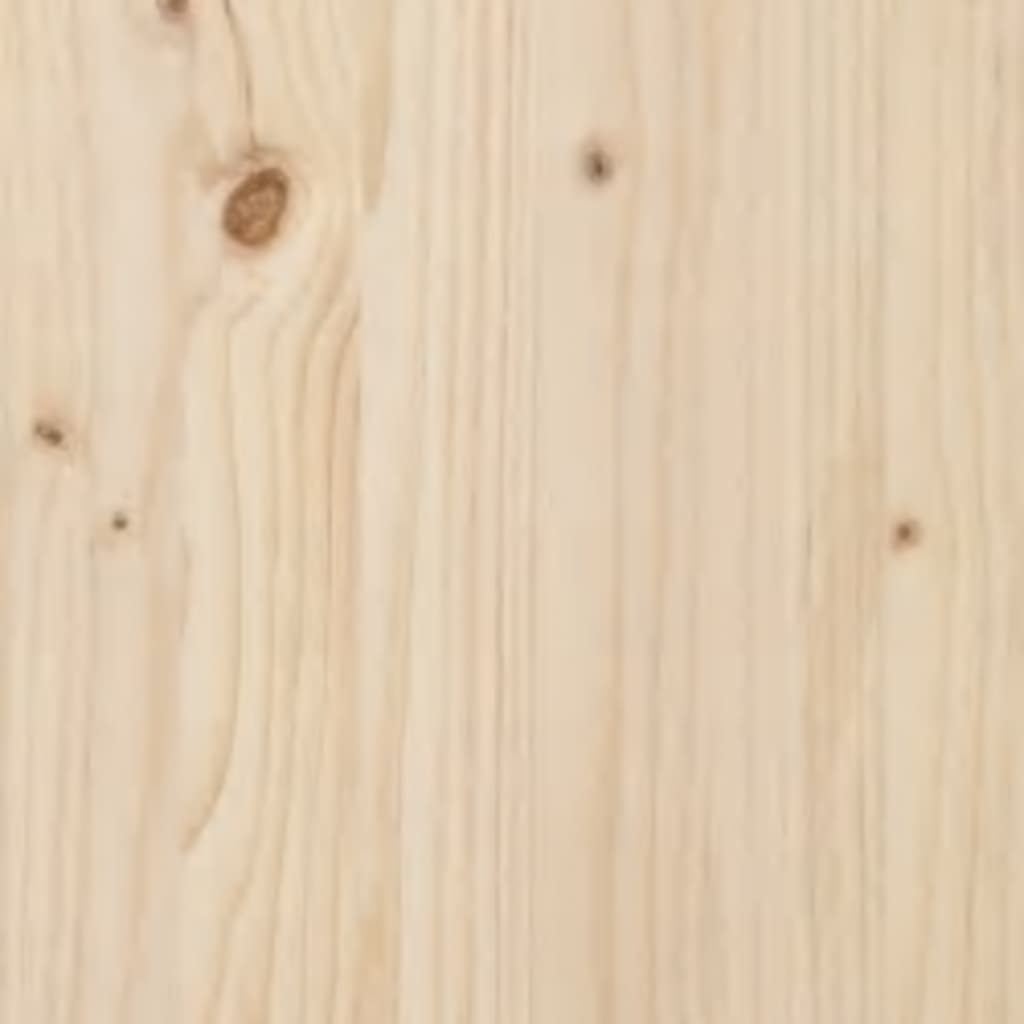 Cadre de lit sans matelas 120x200 cm bois massif - XIOS