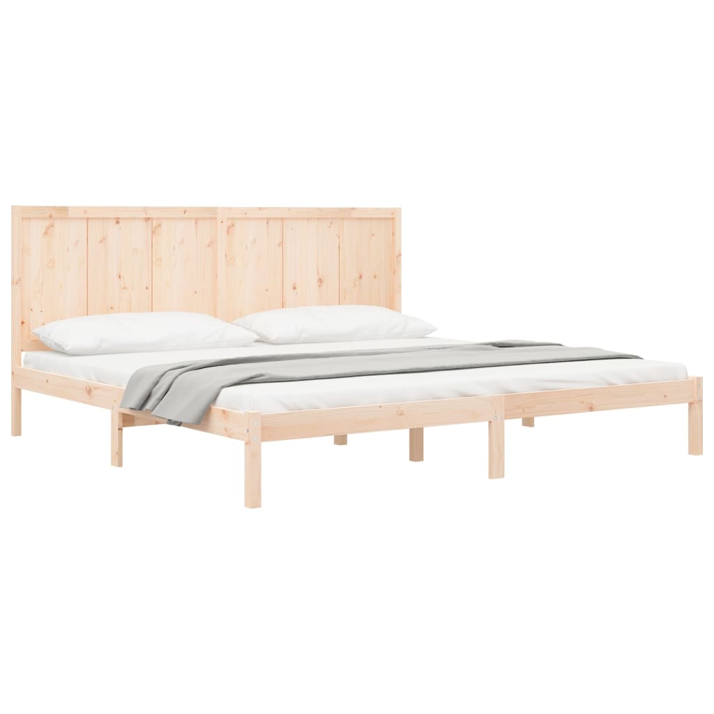 Cadre de lit sans matelas 200x200 cm bois massif de pin - XIOS
