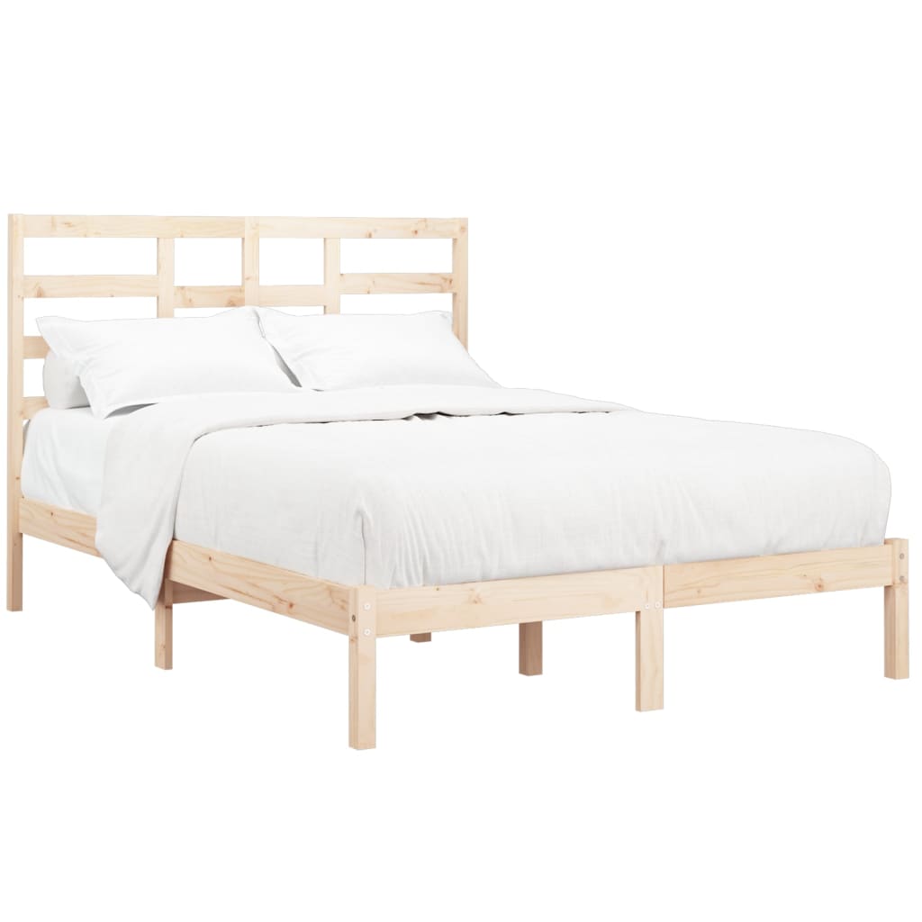 Cadre de lit sans matelas bois massif 120x190 cm - XIOS