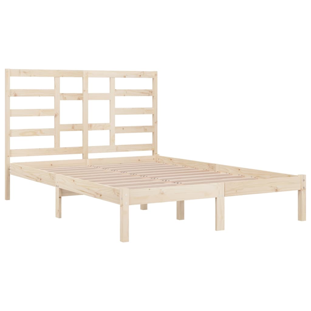 Cadre de lit sans matelas bois massif 120x190 cm - XIOS