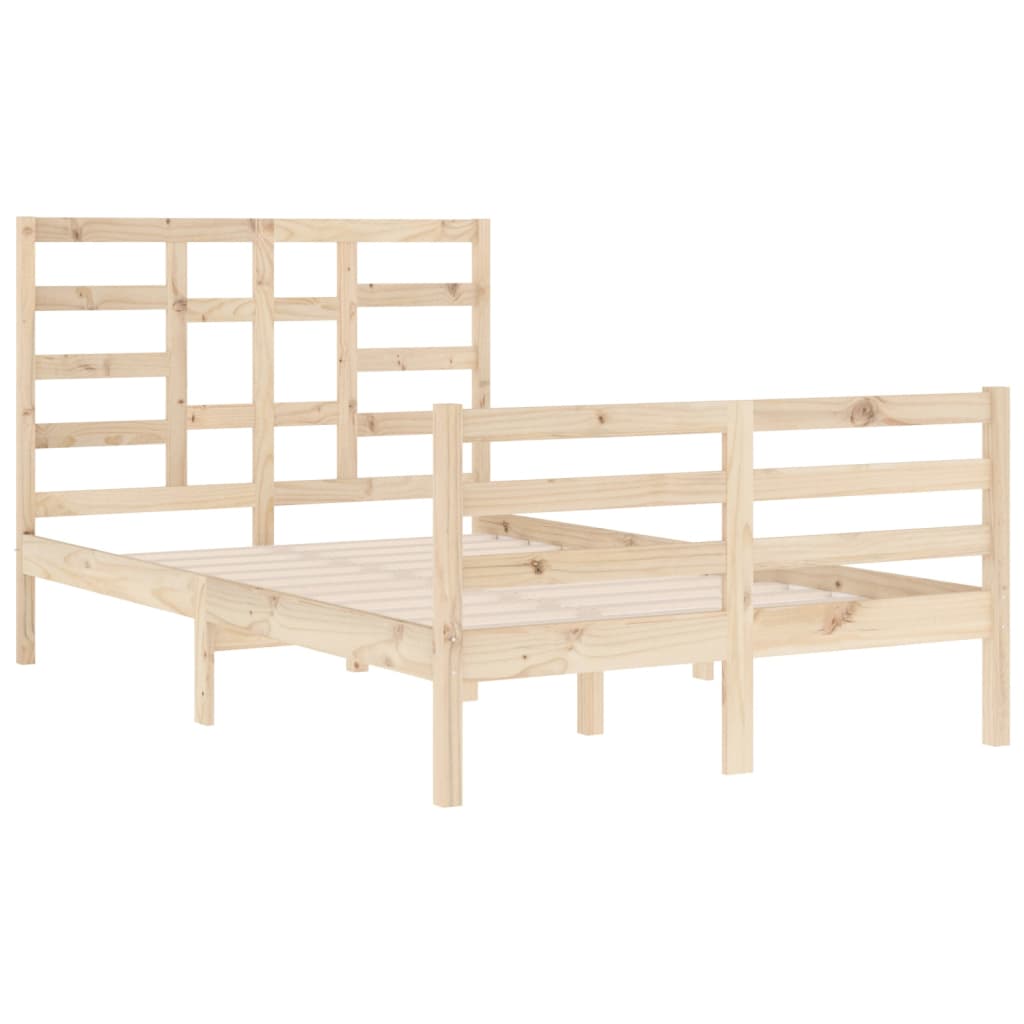 Cadre de lit sans matelas bois massif 120x200 cm - XIOS