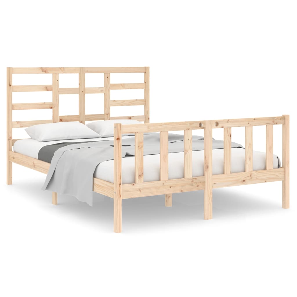 Cadre de lit sans matelas bois massif 120x190 cm - XIOS