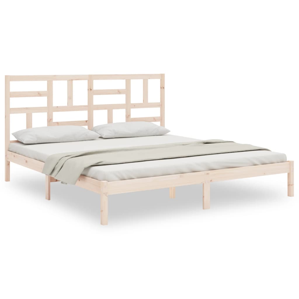 Cadre de lit sans matelas bois massif 180x200 cm - XIOS