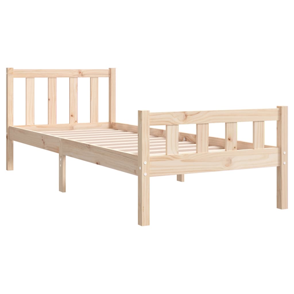 Cadre de lit sans matelas bois massif - XIOS