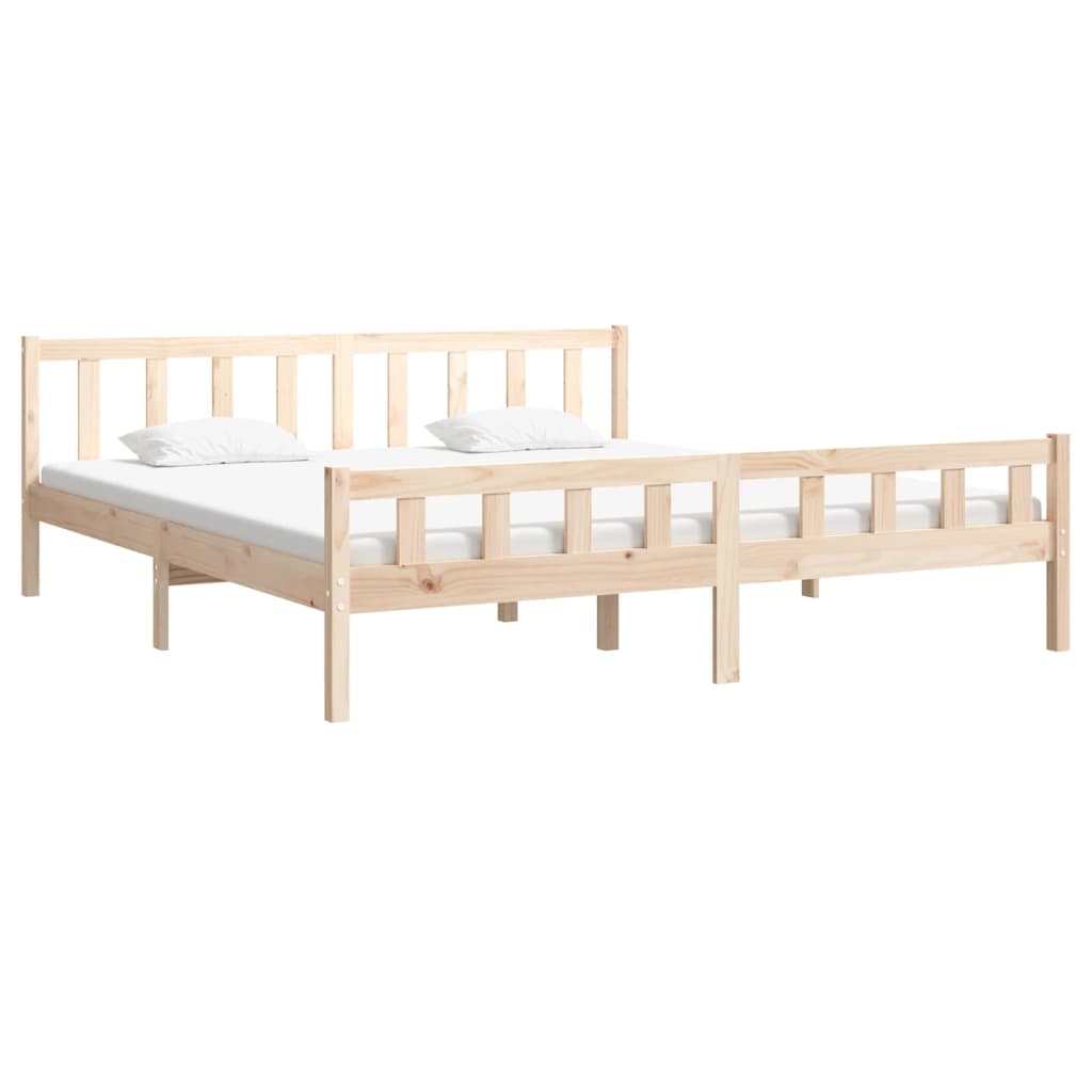 Cadre de lit sans matelas bois massif 160x200 cm - XIOS