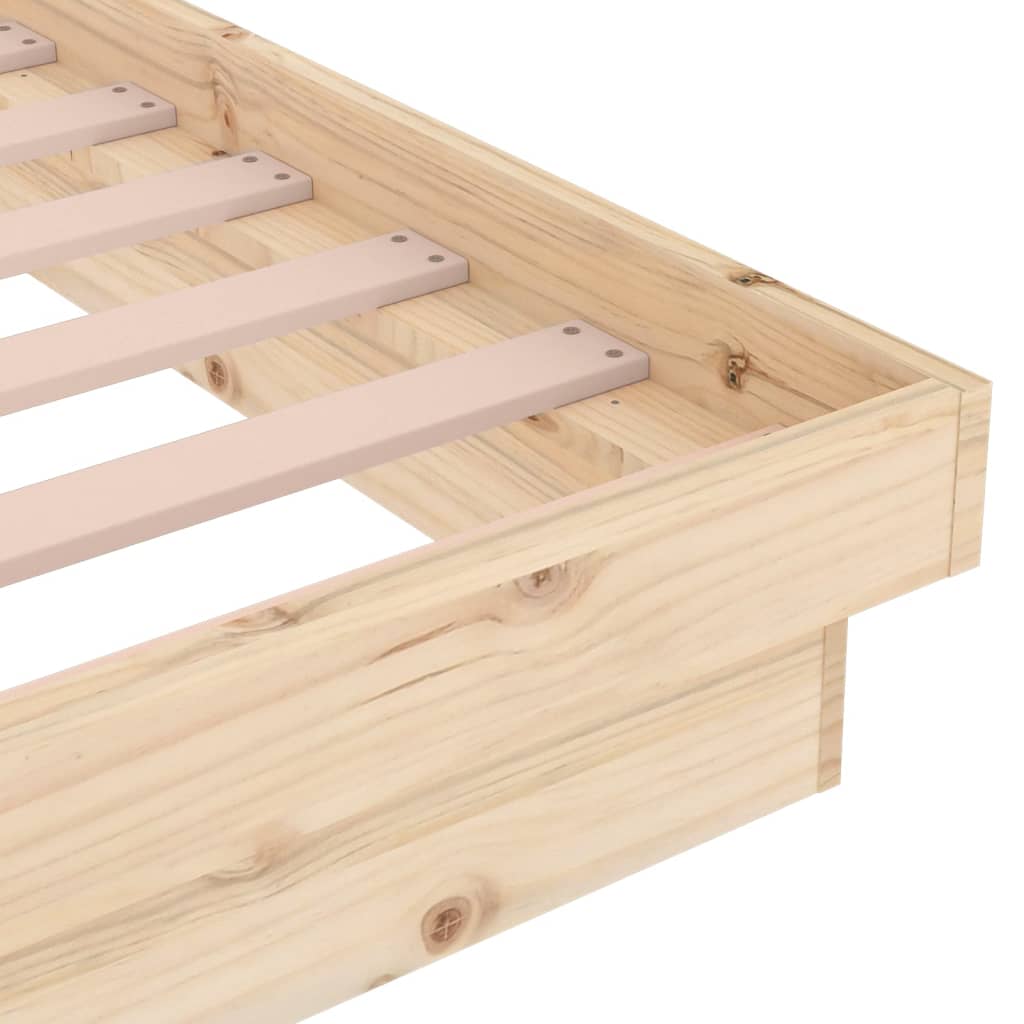 Cadre de lit Bois massif 90x200 cm - XIOS