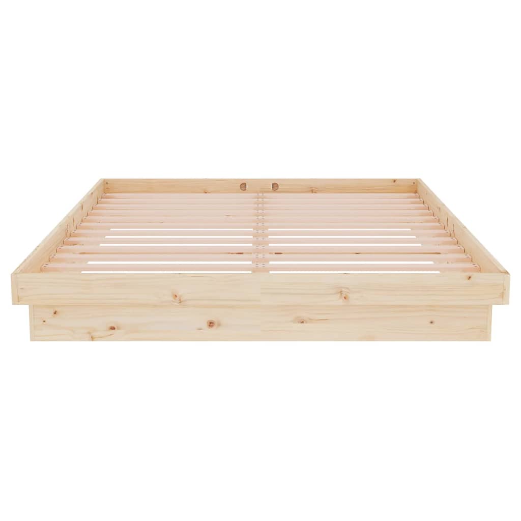 Cadre de lit Bois massif 140x200 cm - XIOS