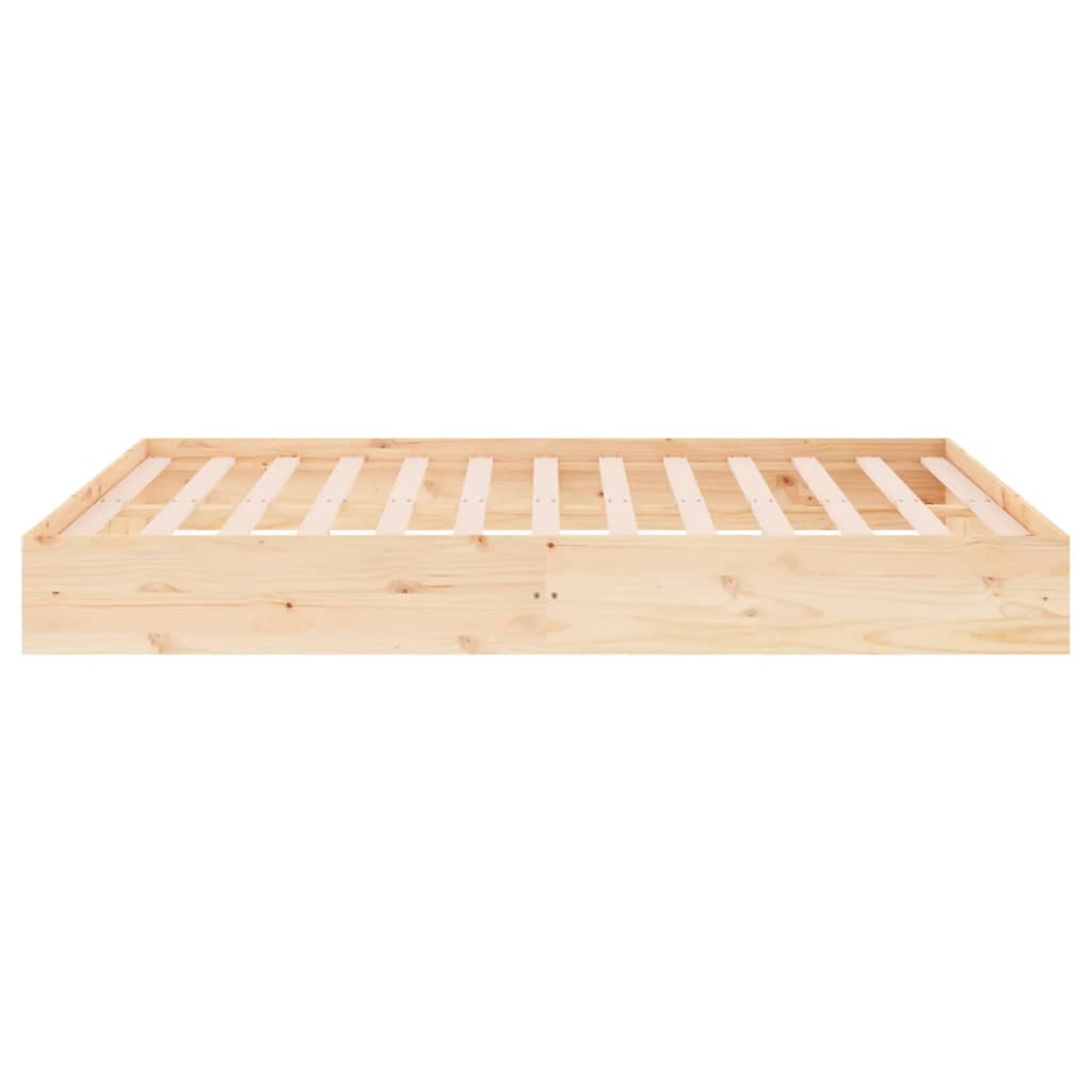 Cadre de lit sans matelas bois massif 150x200 cm - XIOS