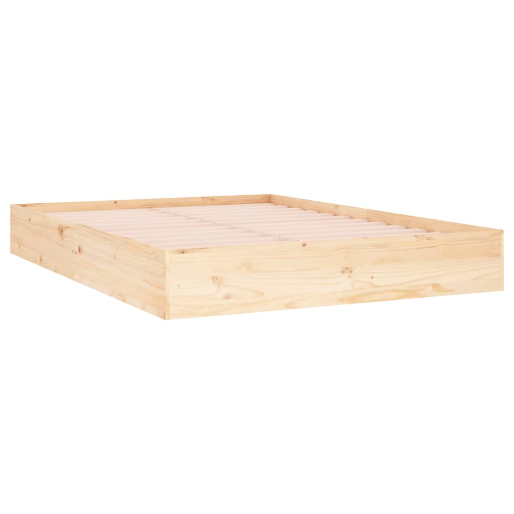 Cadre de lit sans matelas bois massif 120x190 cm - XIOS