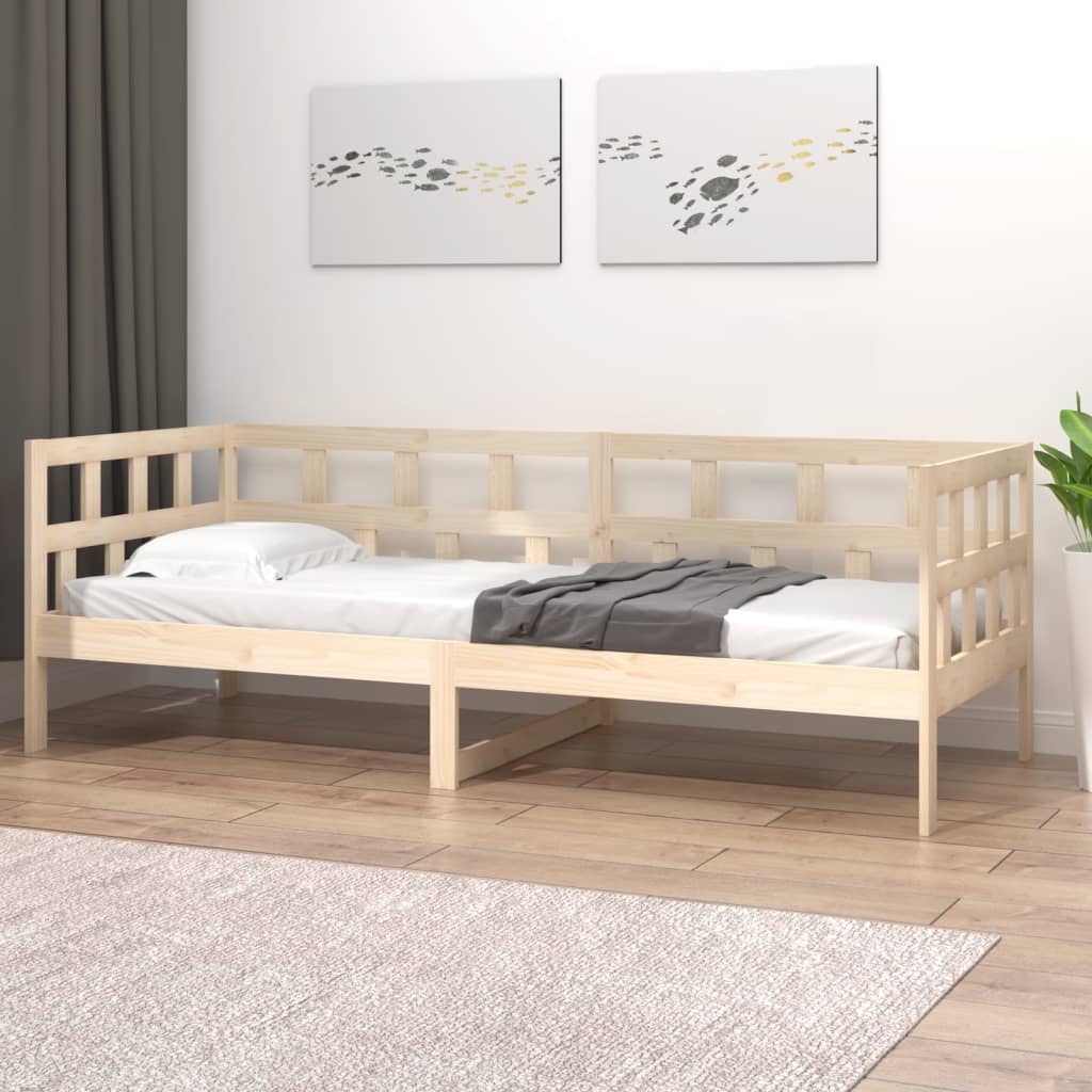 Lit de jour sans matelas bois de pin massif 80x200 cm - XIOS