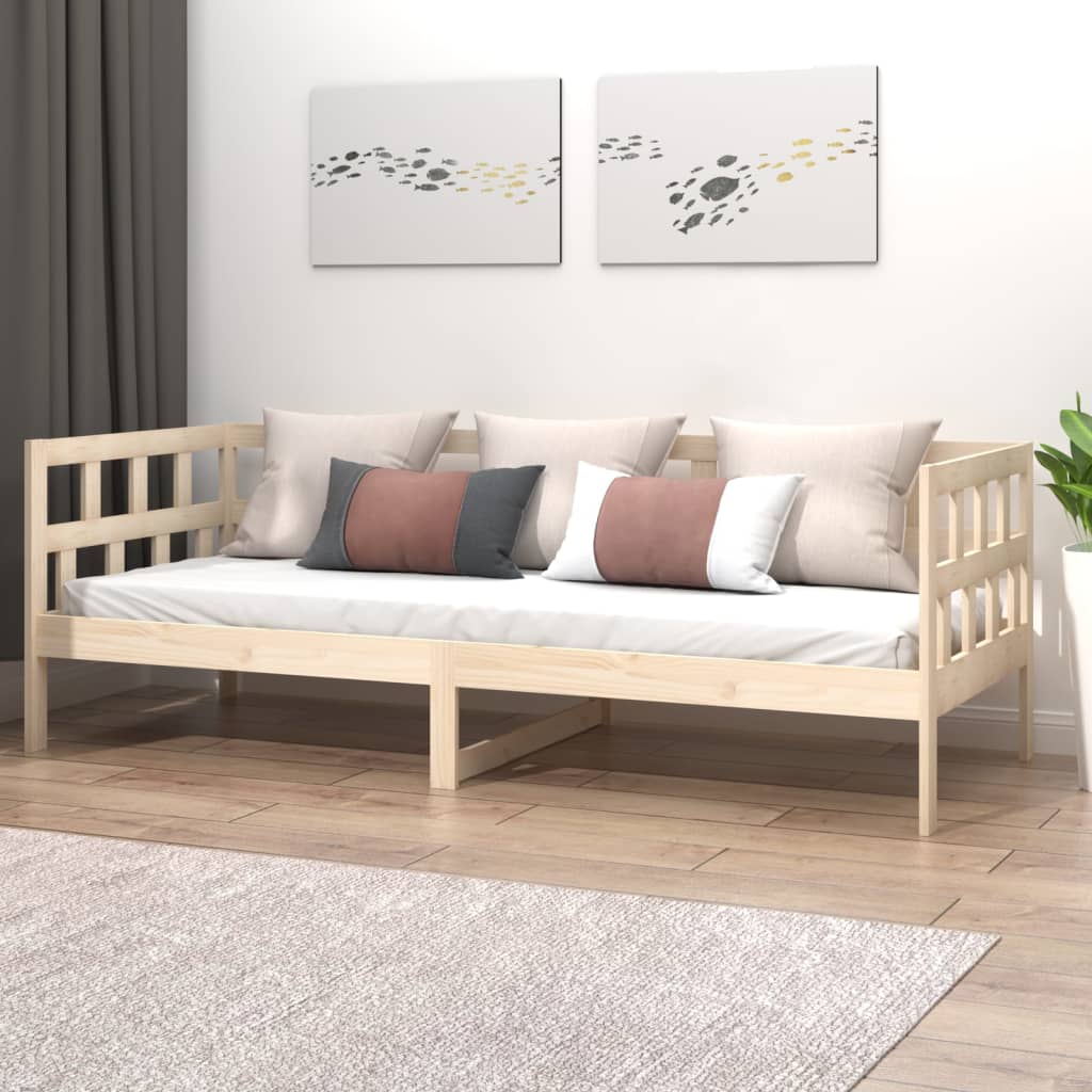 Lit de jour sans matelas bois de pin massif 80x200 cm - XIOS