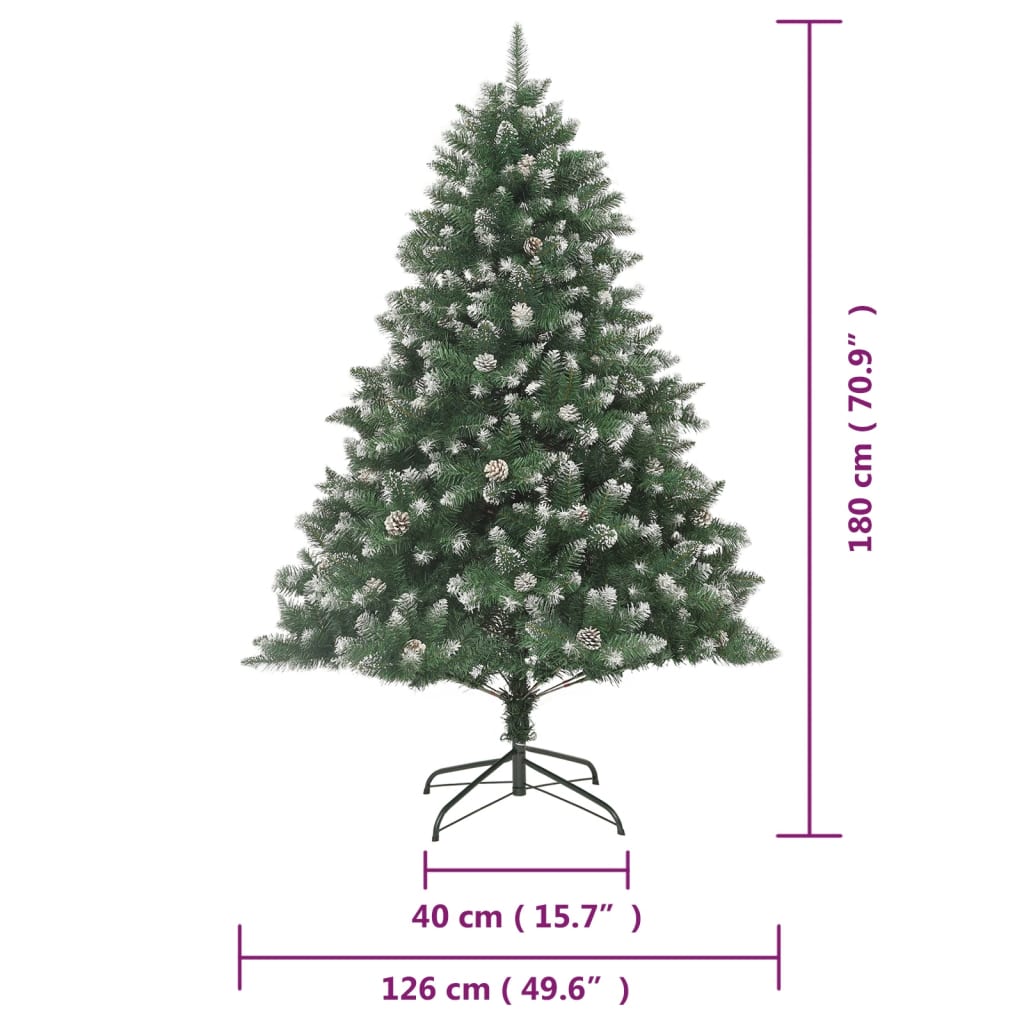 Sapin de Noël artificiel avec support 180 cm PVC - XIOS