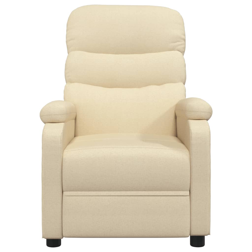 Fauteuil inclinable Crème Tissu - XIOS