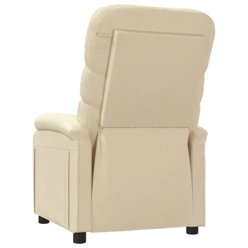 Fauteuil inclinable Crème Tissu - XIOS