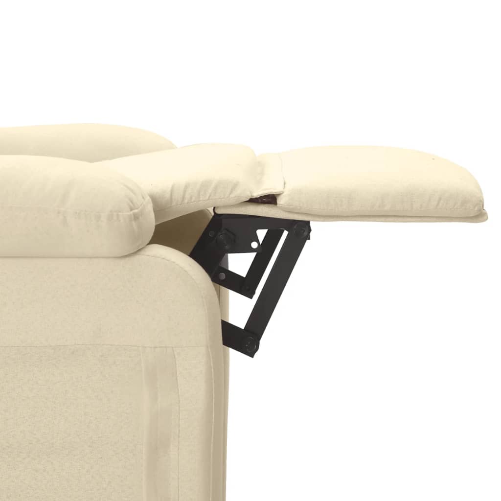 Fauteuil inclinable Crème Tissu - XIOS