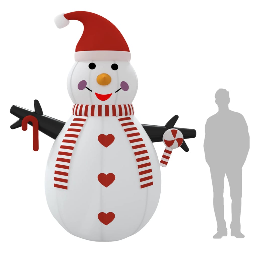 Bonhomme de neige gonflable avec LED 300 cm - XIOS