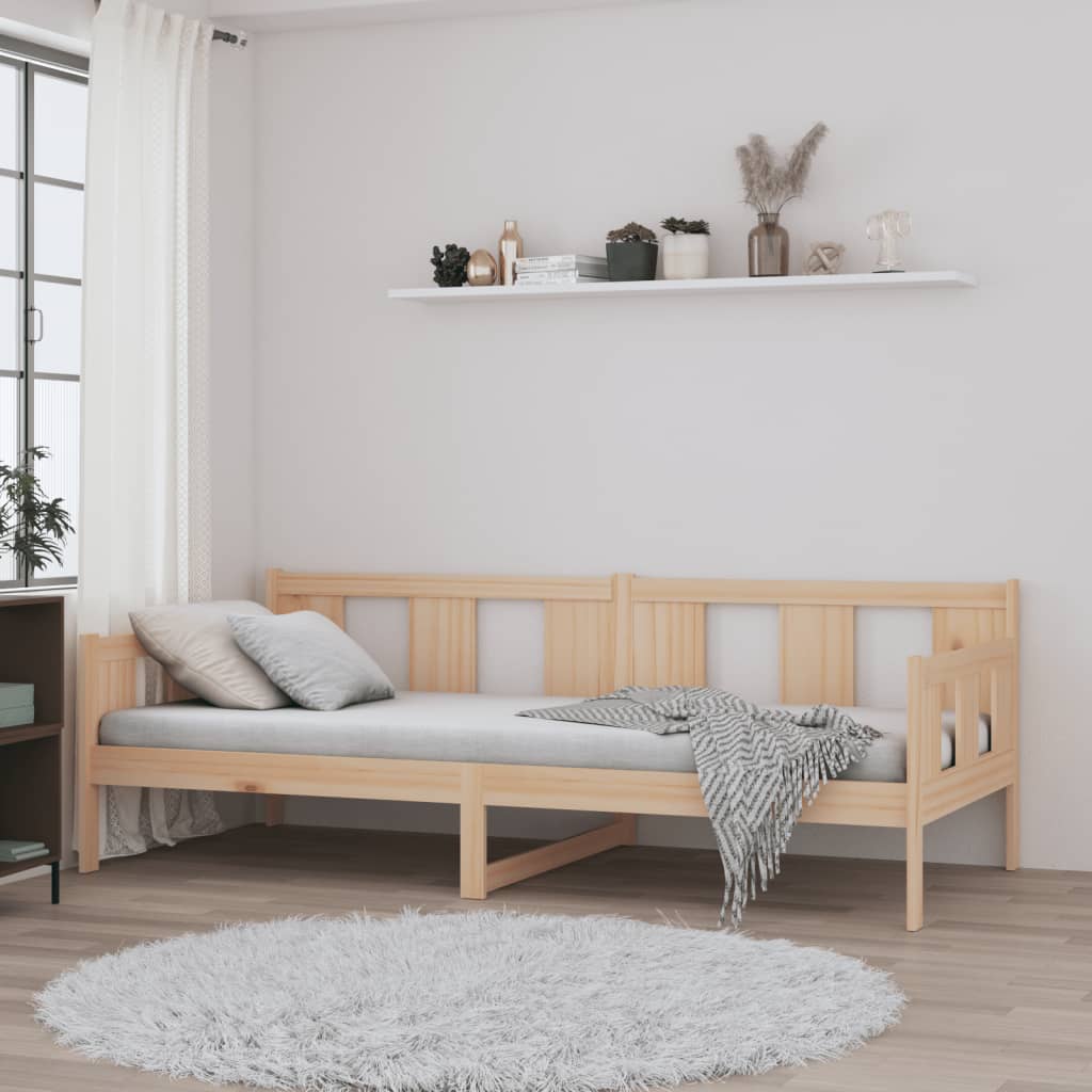Lit de jour sans matelas bois de pin massif 80x200 cm - XIOS