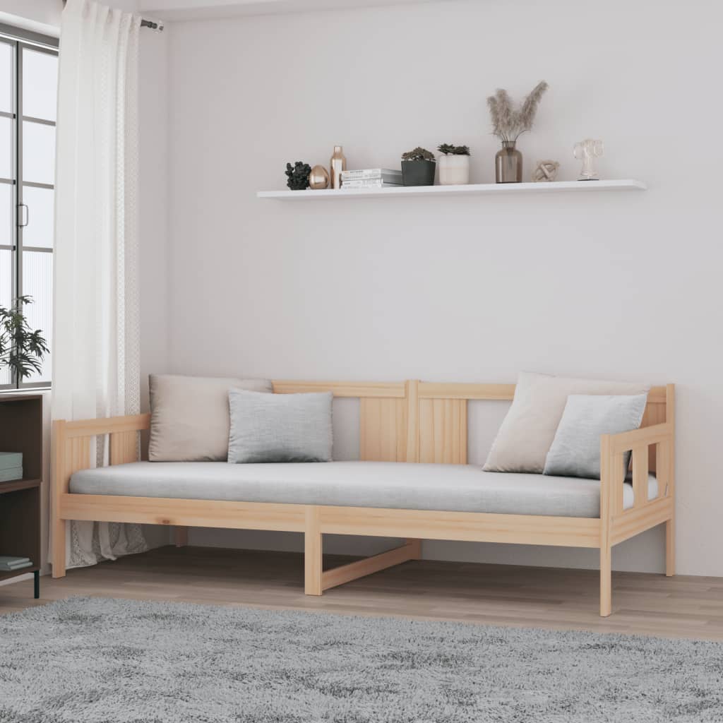 Lit de jour sans matelas bois de pin massif 80x200 cm - XIOS