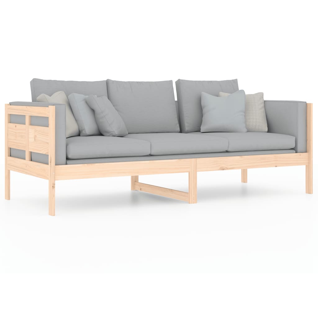 Lit de jour sans matelas bois de pin massif 80x200 cm - XIOS