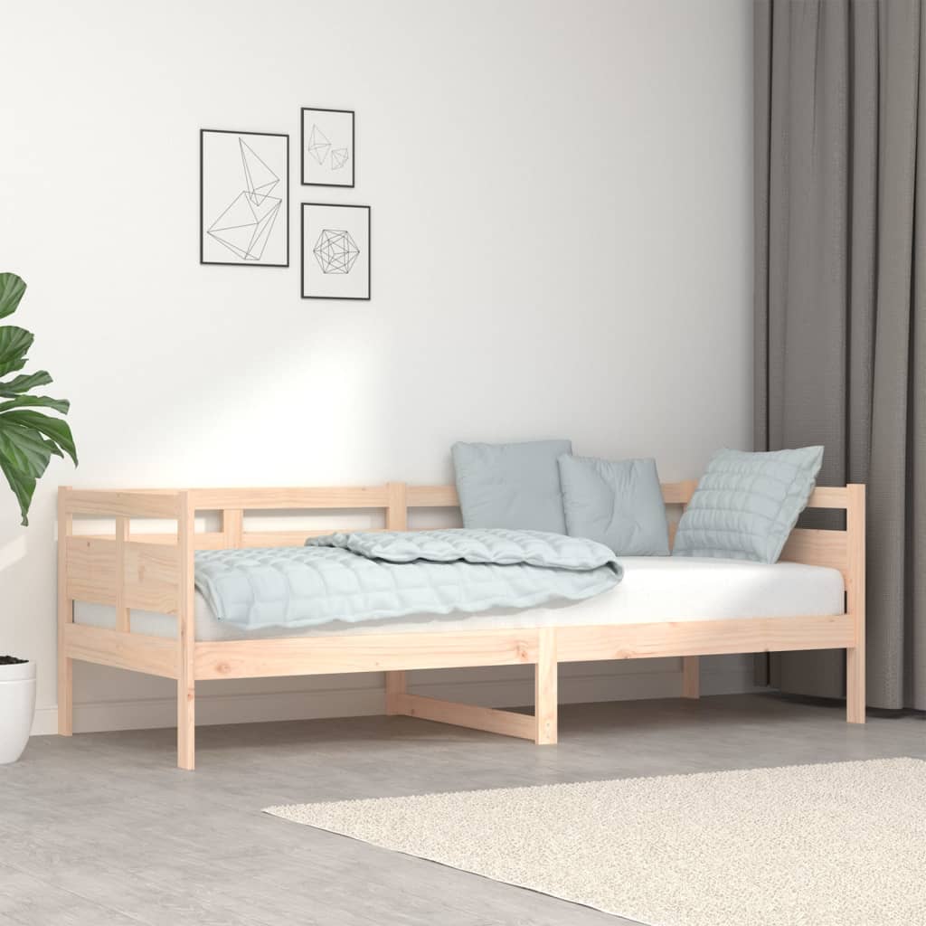 Lit de jour sans matelas bois de pin massif 80x200 cm - XIOS