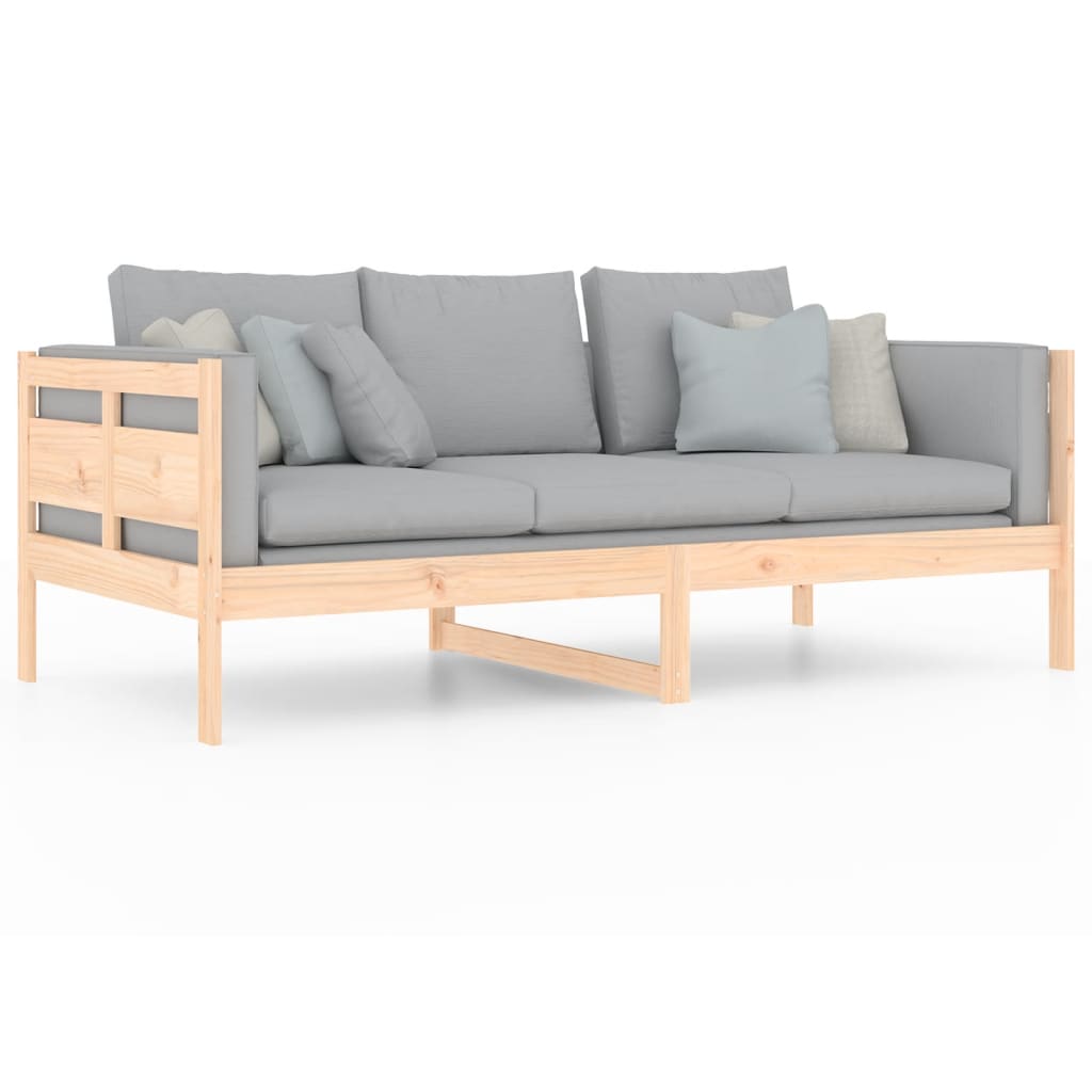 Lit de jour sans matelas bois de pin massif 90x190 cm - XIOS