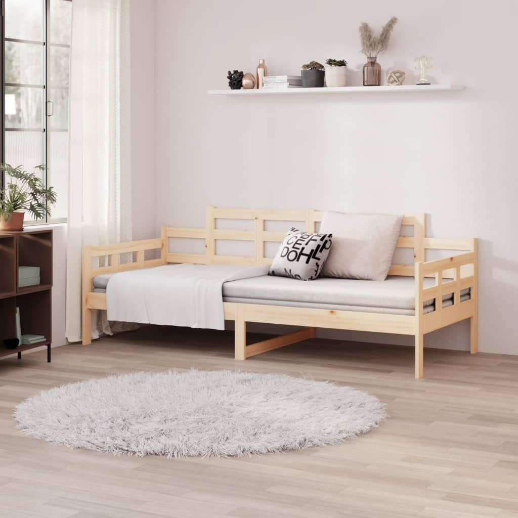 Lit de jour sans matelas bois de pin massif 90x190 cm - XIOS