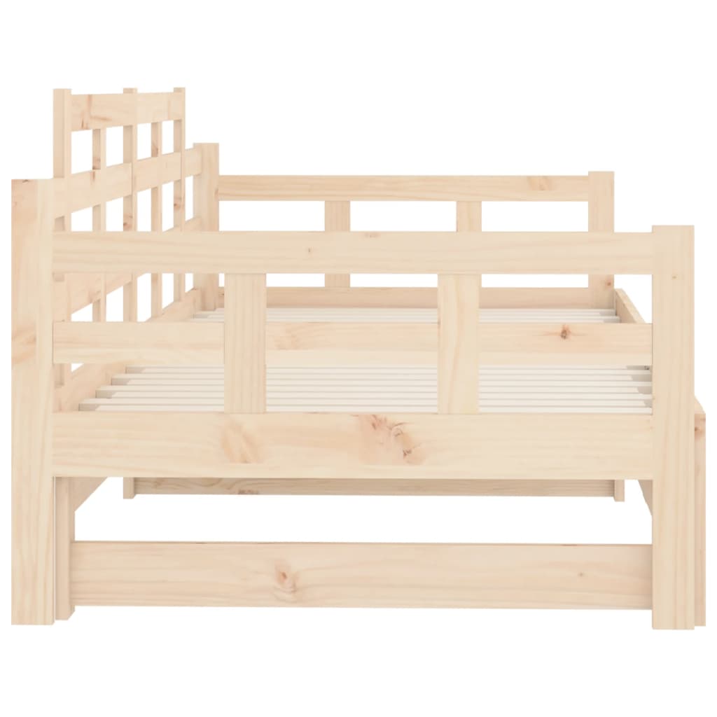 Lit coulissant sans matelas bois de pin solide - XIOS