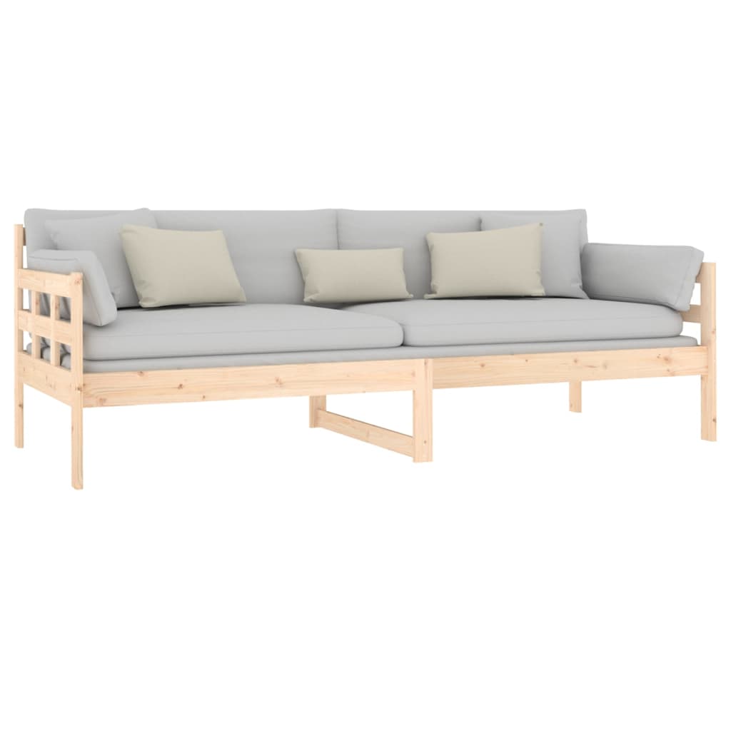 Lit de jour sans matelas bois de pin massif 80x200 cm - XIOS