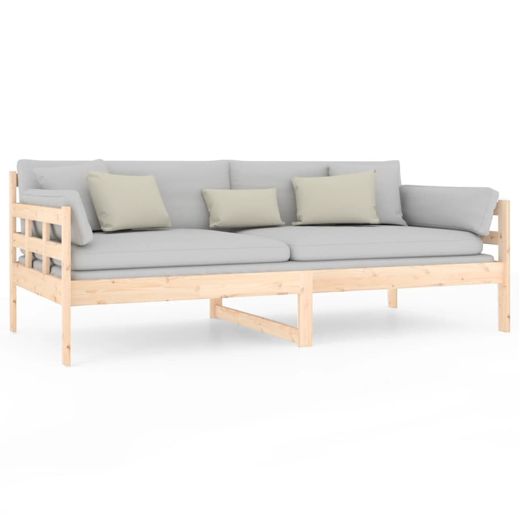 Lit de jour sans matelas bois de pin massif 90x190 cm - XIOS