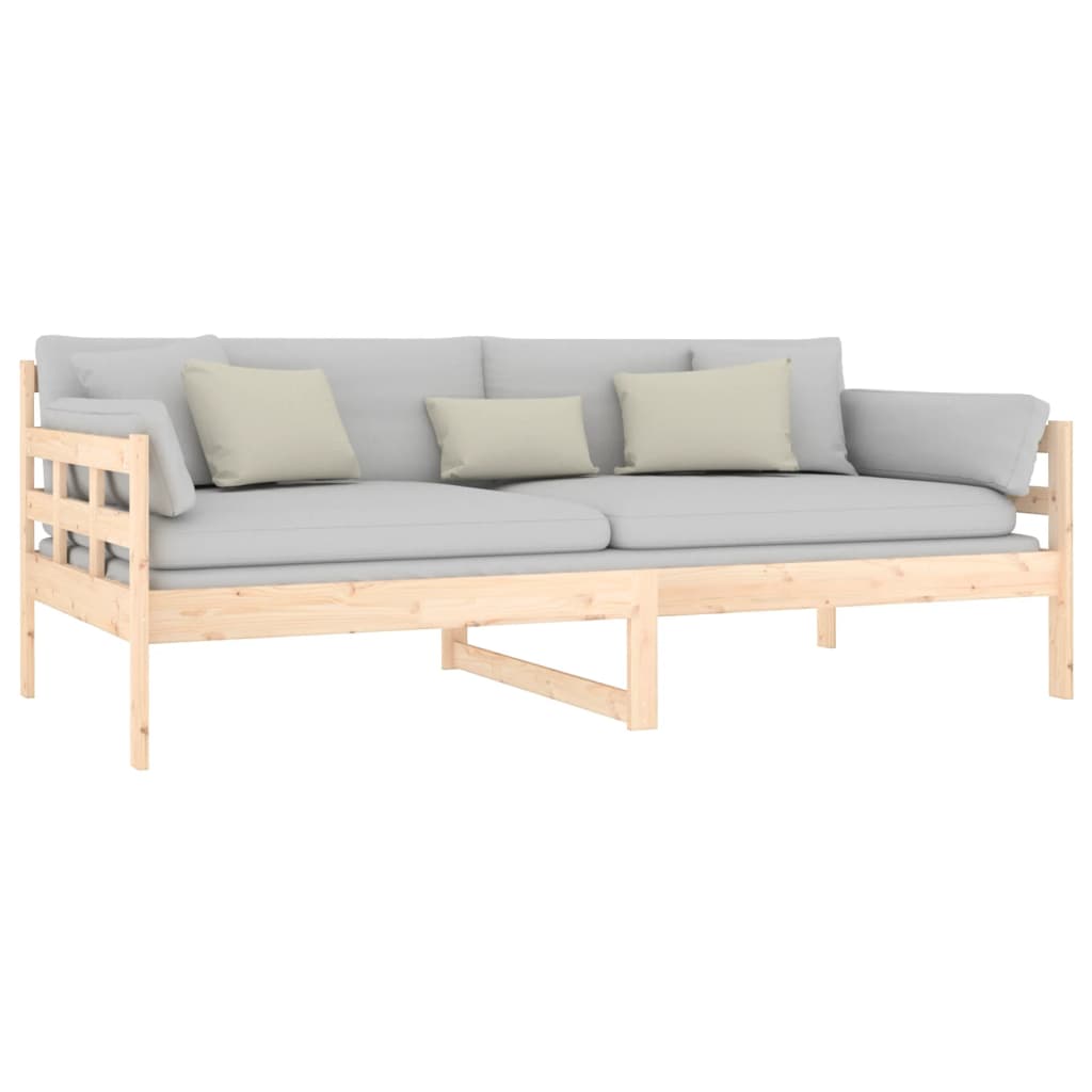 Lit de jour sans matelas bois de pin massif 90x190 cm - XIOS