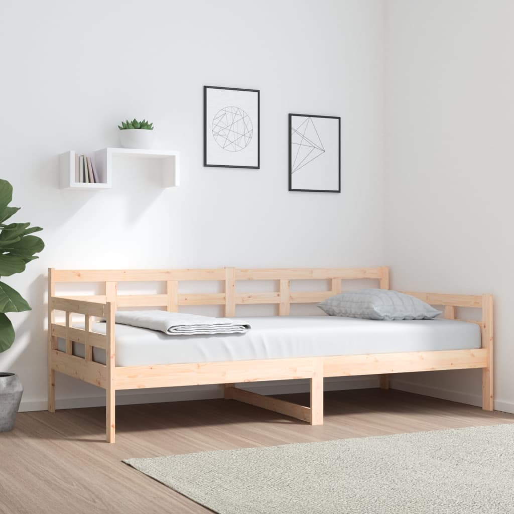 Lit de jour sans matelas bois de pin massif 90x190 cm - XIOS