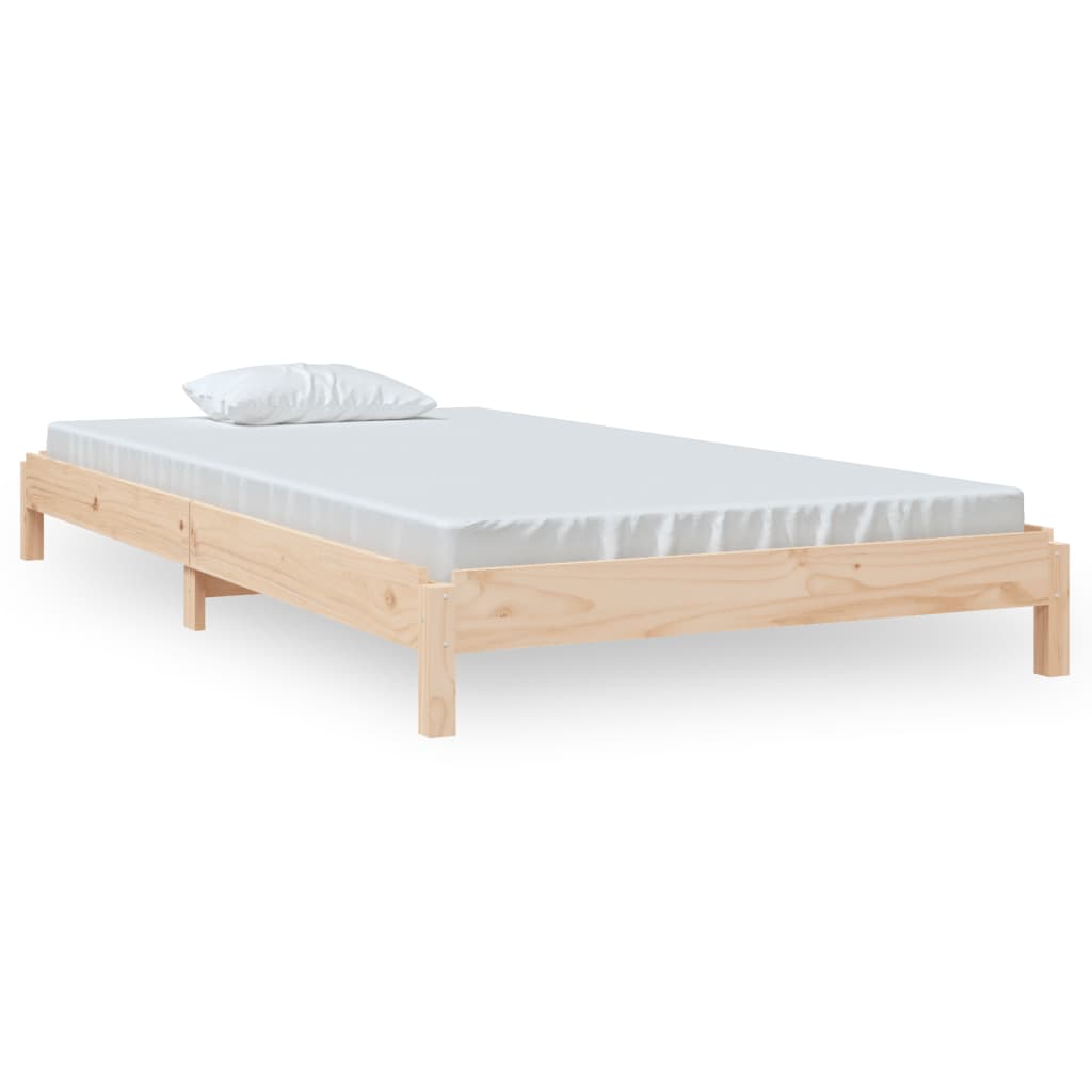 Lit empilable sans matelas 100x200 cm bois massif de pin - XIOS