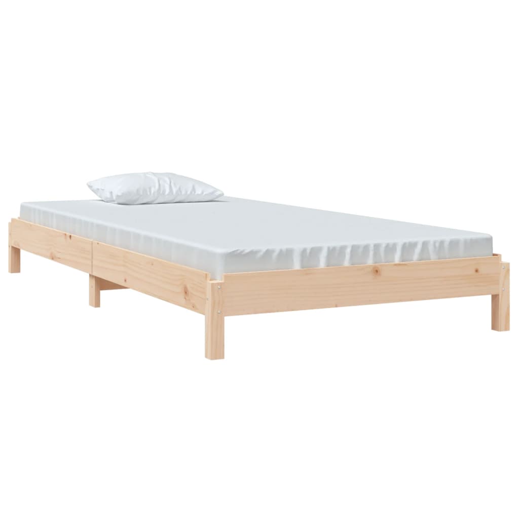 Lit empilable sans matelas 90x190 cm bois de pin massif - XIOS