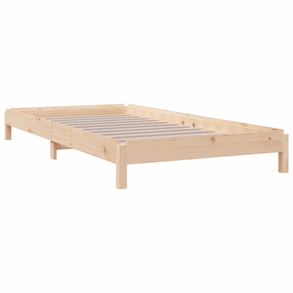 Lit empilable sans matelas 75x190 cm bois pin massif - XIOS