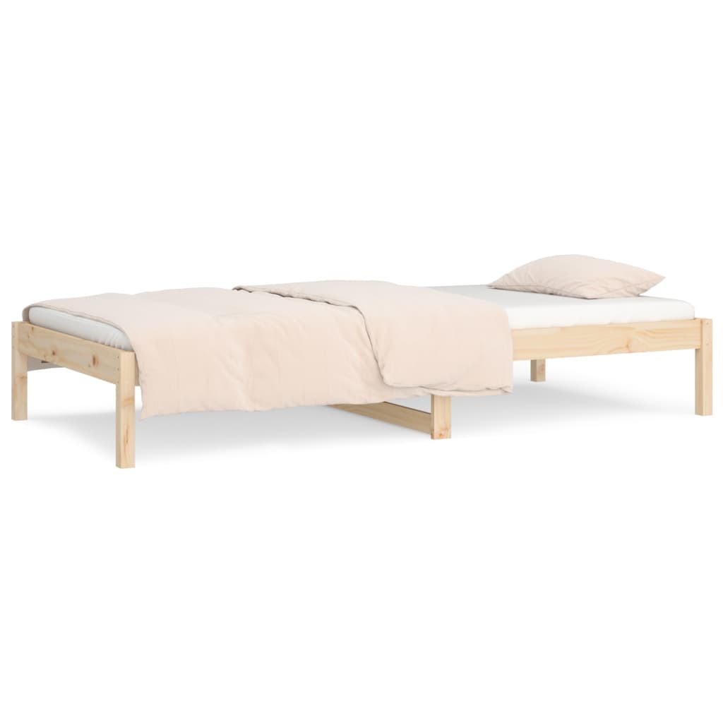Lit de jour sans matelas 90x200 cm bois de pin massif - XIOS