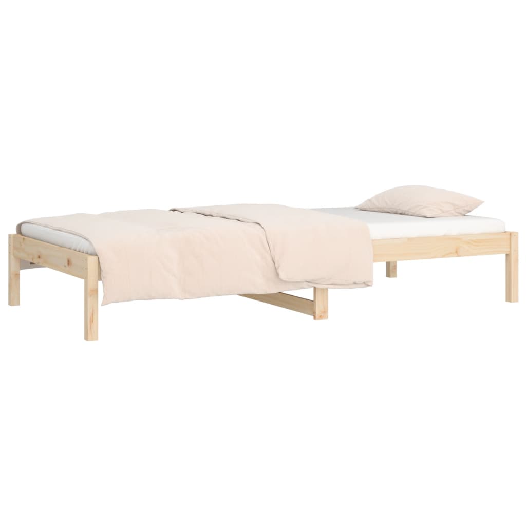 Lit de jour sans matelas 90x200 cm bois de pin massif - XIOS
