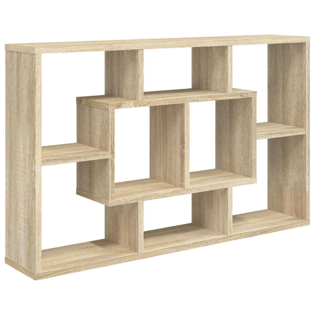 Étagère murale Chêne Sonoma 85x16x52,5 cm Bois d'ingénierie - XIOS