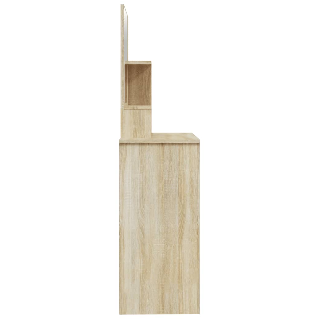 Coiffeuse avec miroir chêne sonoma 86,5x35x136 cm - XIOS