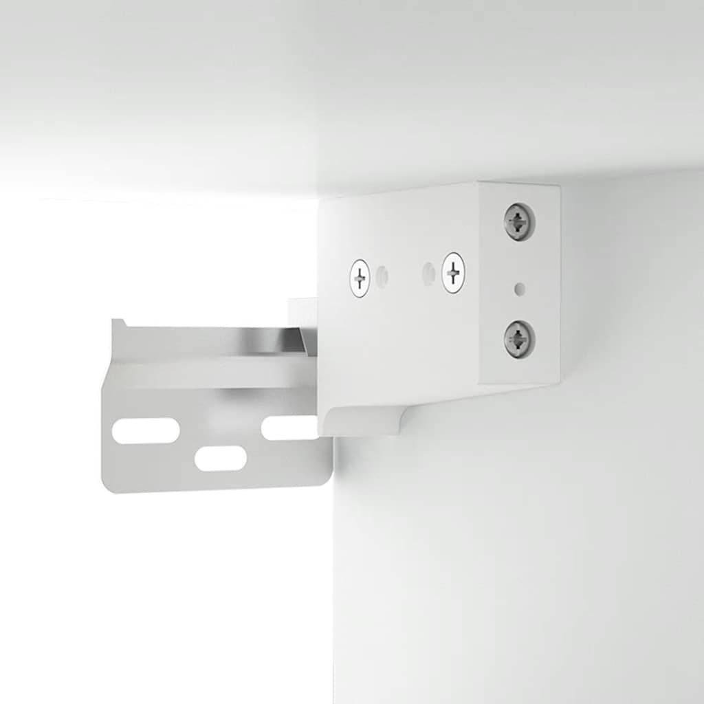 Meubles TV 2 pcs blanc 80x30x30 cm bois d'ingénierie - XIOS