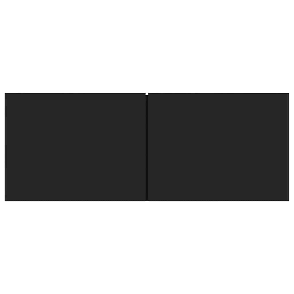 Meubles TV 2 pcs Noir 80x30x30 cm Bois d'ingénierie - XIOS
