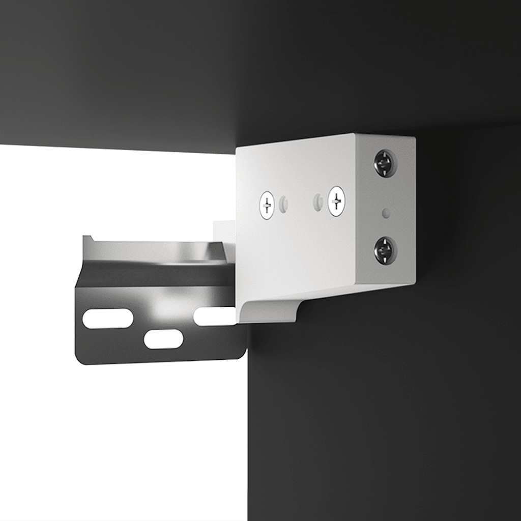 Meubles TV 2 pcs Noir 80x30x30 cm Bois d'ingénierie - XIOS